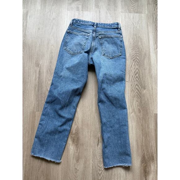 Topshop Women's Straight Jeans, size 25, Distressed - Picture 2 of 7